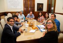 Derecho se reunió con Municipios de La Madrid y Pringles