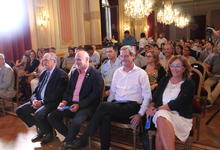 Autoridades universitarias en el lanzamiento de actos por Bicentenario