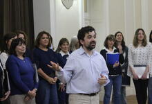 Coro Universitario y Dúo de Guitarras colmaron el Aula Magna