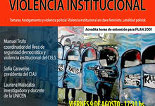 Derecho invita a jornada contra la violencia institucional