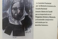 Comisión Provincial por la Memoria reconoce Escuela Ernesto Sabato