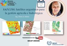 Charla abierta sobre satélites para gestión agrícola e hidrológica